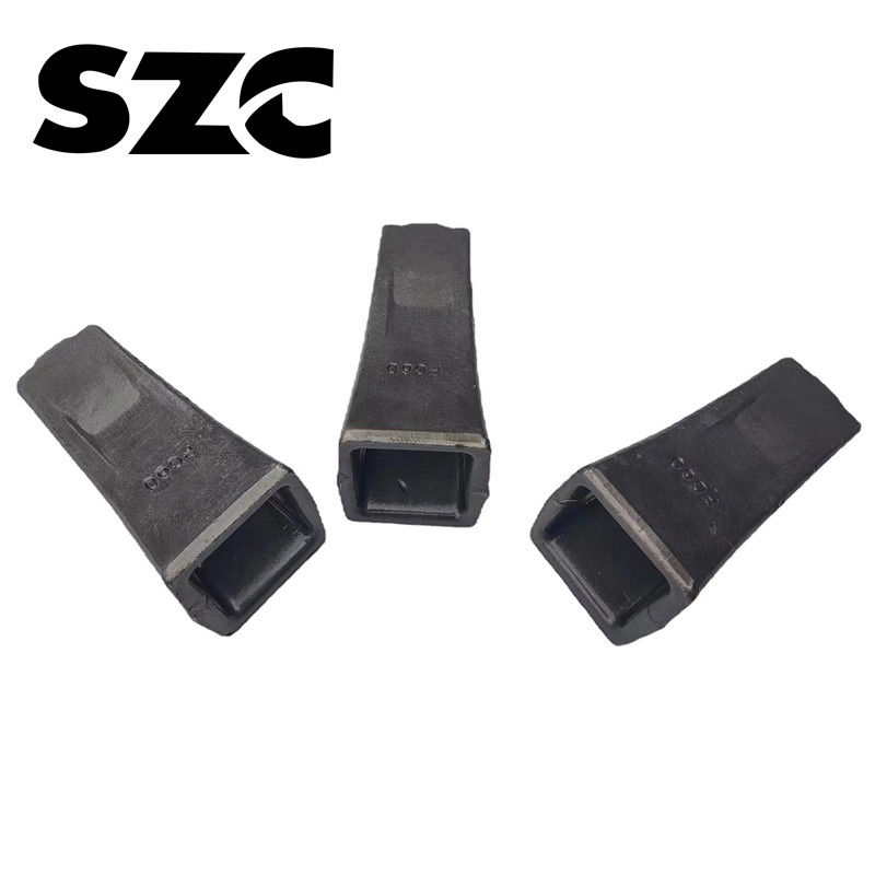 High Performance Hydraulic Excavator Bucket Teeth And Adapter Black Color