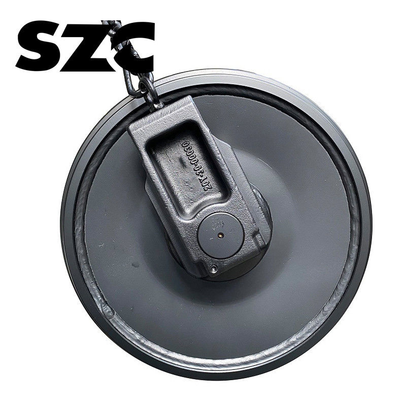 Forging 35MnB Pc350 Excavator Front Idler Asssembly Mini Crawler Excavator Parts